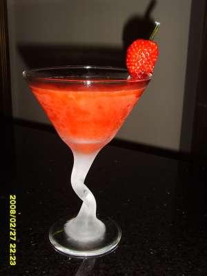 Strawberry and Mint Martini
